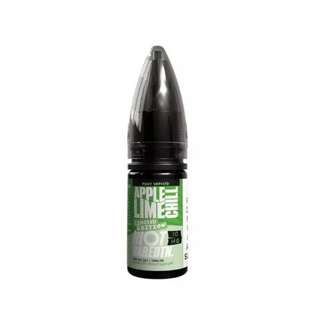 10ml Eliquids 5MG Apple Lime Chill Nic Salt By Riot Bar Edition