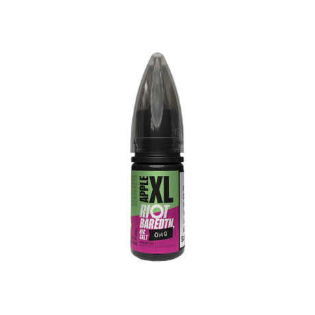 Nic Salts Apple XL Riot Bar Edition Nicotine Free E-Liquids