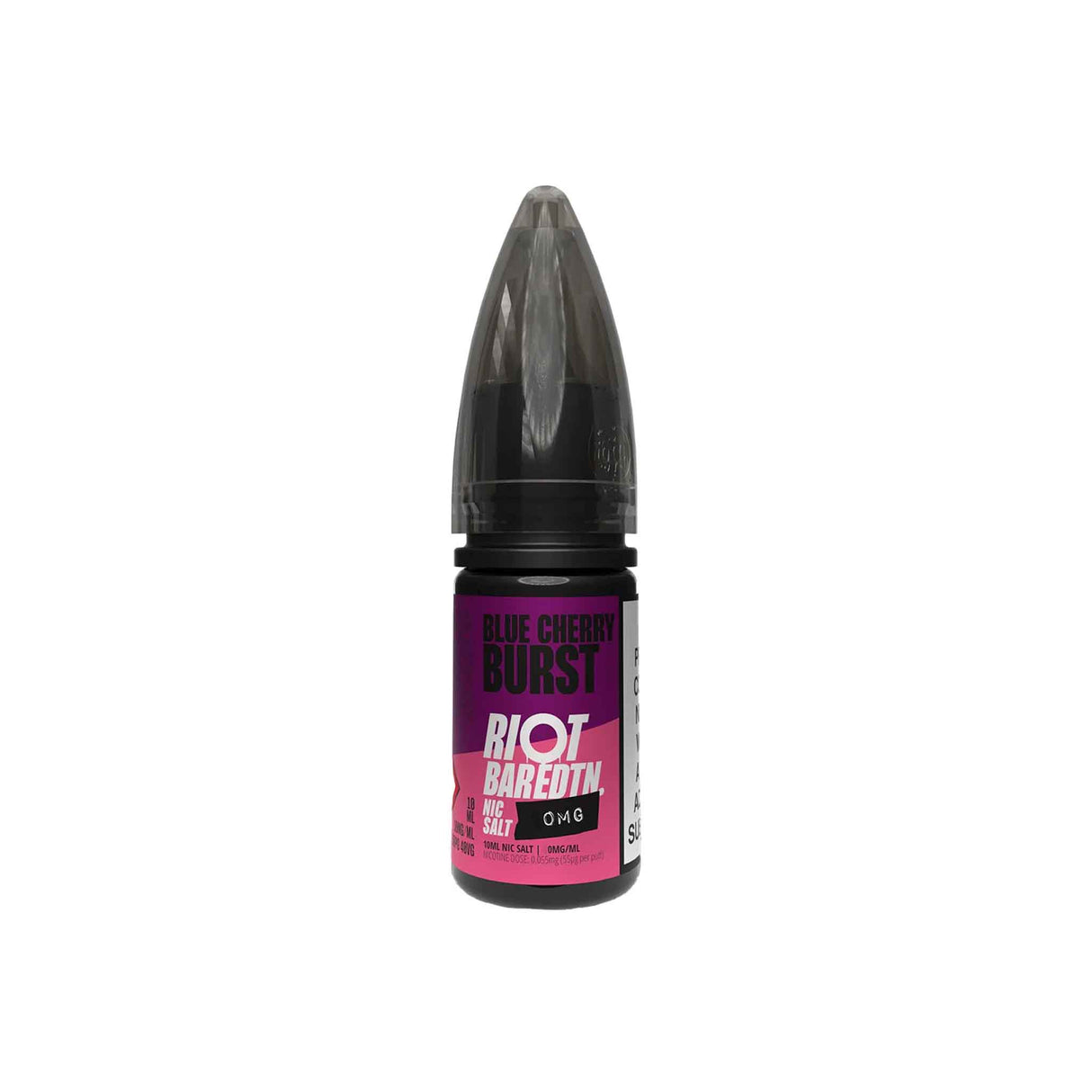 Nic Salts Blue Cherry Burst Riot Bar Edition Nicotine Free E-Liquids