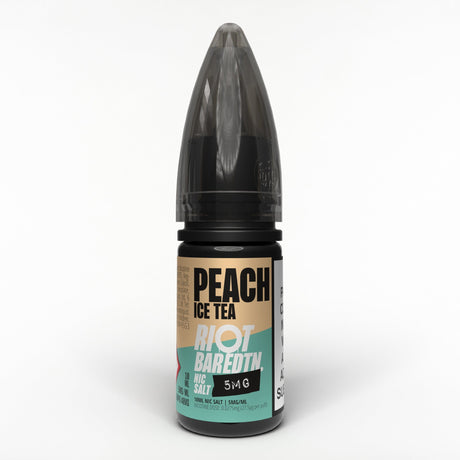 Nic Salts Peach Ice Tea / 5mg Riot Bar Edition Nic Salts