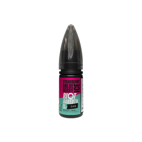 Nic Salts Strawberry Blueberry Ice Riot Bar Edition Nicotine Free E-Liquids