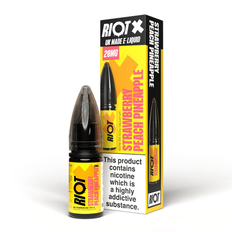 Nic Salts Strawberry Peach Pineapple(COMING SOON) / 5 mg Riot X Nic Salts