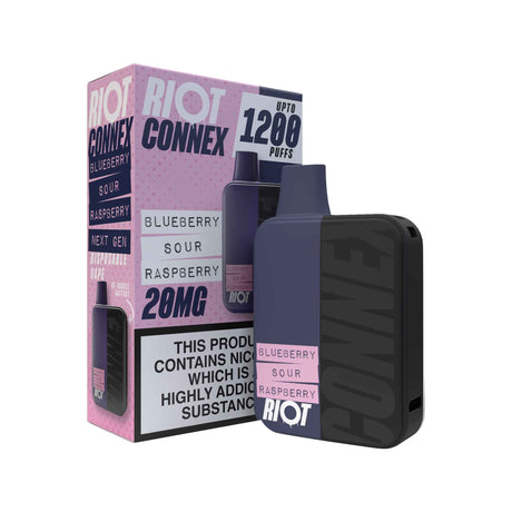 Pre-Filled Vape Devices Blueberry Sour Raspberry Riot Connex Pre-Filled Pod Kit