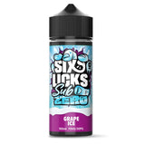 Shortfill Eliquids Grape Ice Six Licks Sub Zero Shortfill E-Liquids