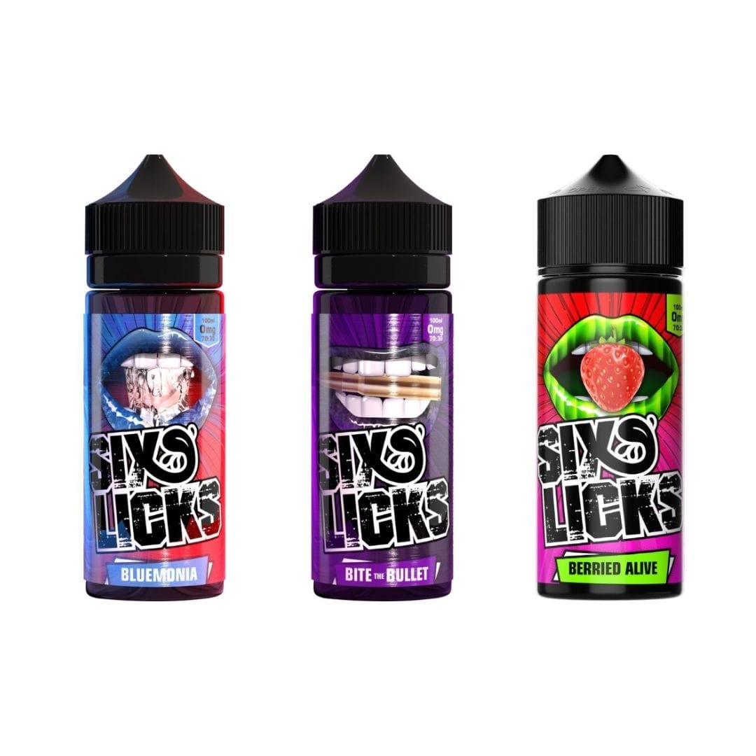 Shortfill Eliquids Six Licks Shortfill E-Liquids