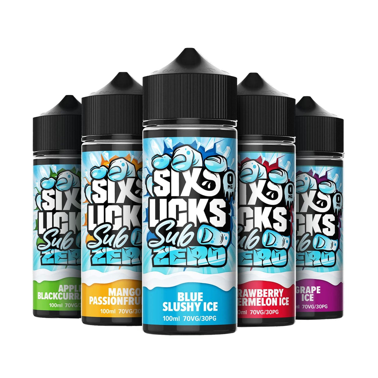 Shortfill Eliquids Six Licks Sub Zero Shortfill E-Liquids