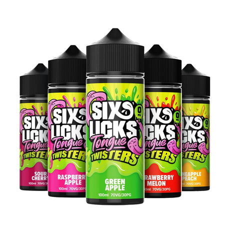 Shortfill Eliquids Six Licks Tongue Twisters Shortfill