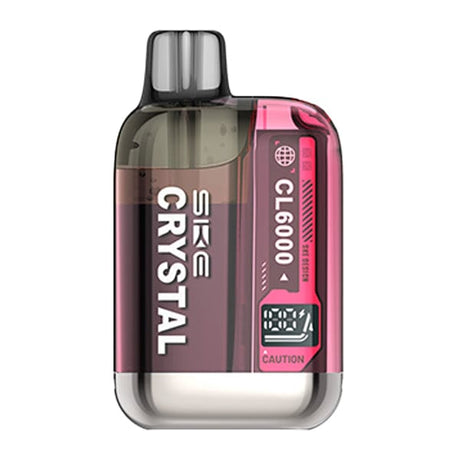 Disposable Vape Sticks Dragon Fruit Peach Melon SKE Crystal CL6000 Pod Kit