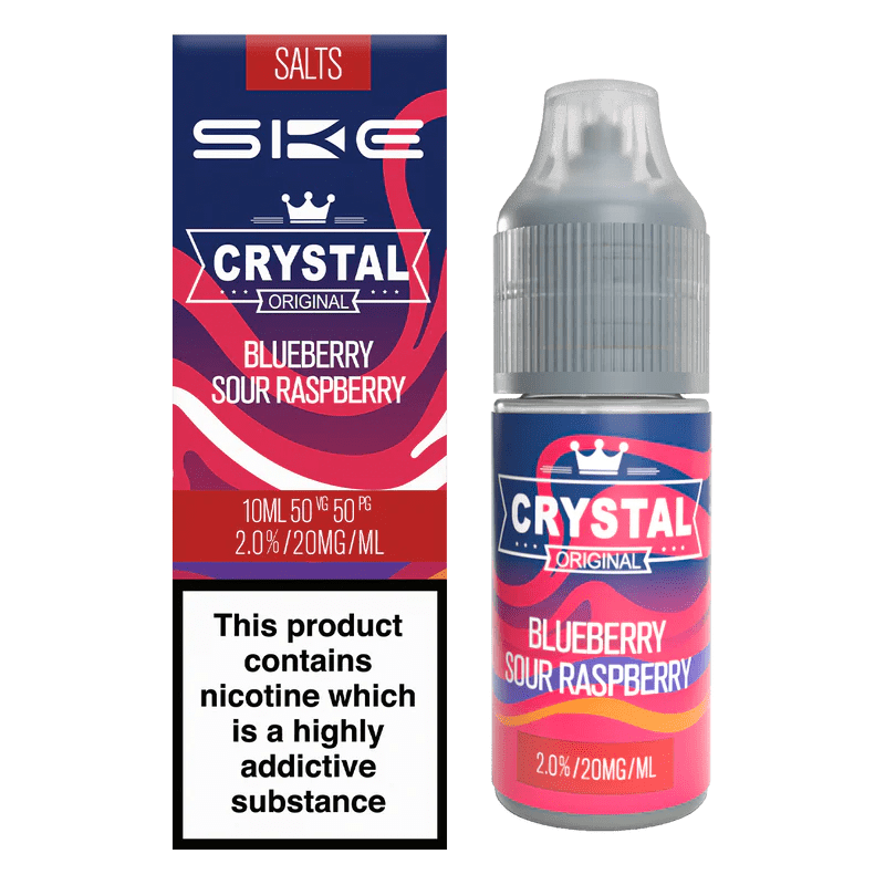 Nic Salts Blueberry Sour Raspberry / 20mg SKE Crystal Original Nic Salts