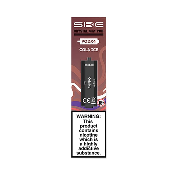 Pre-Filled Vape Devices Cola Ice SKE Crystal 4in1 Pre-Filled Vape Pods