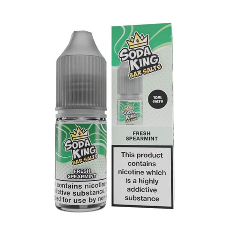 10ml Eliquids 5MG Spearmint Nic Salt By Soda King Bar Salt