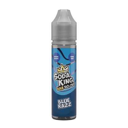 50/50 Shortfill Blue Razz Soda King Bar 50/50 50ml
