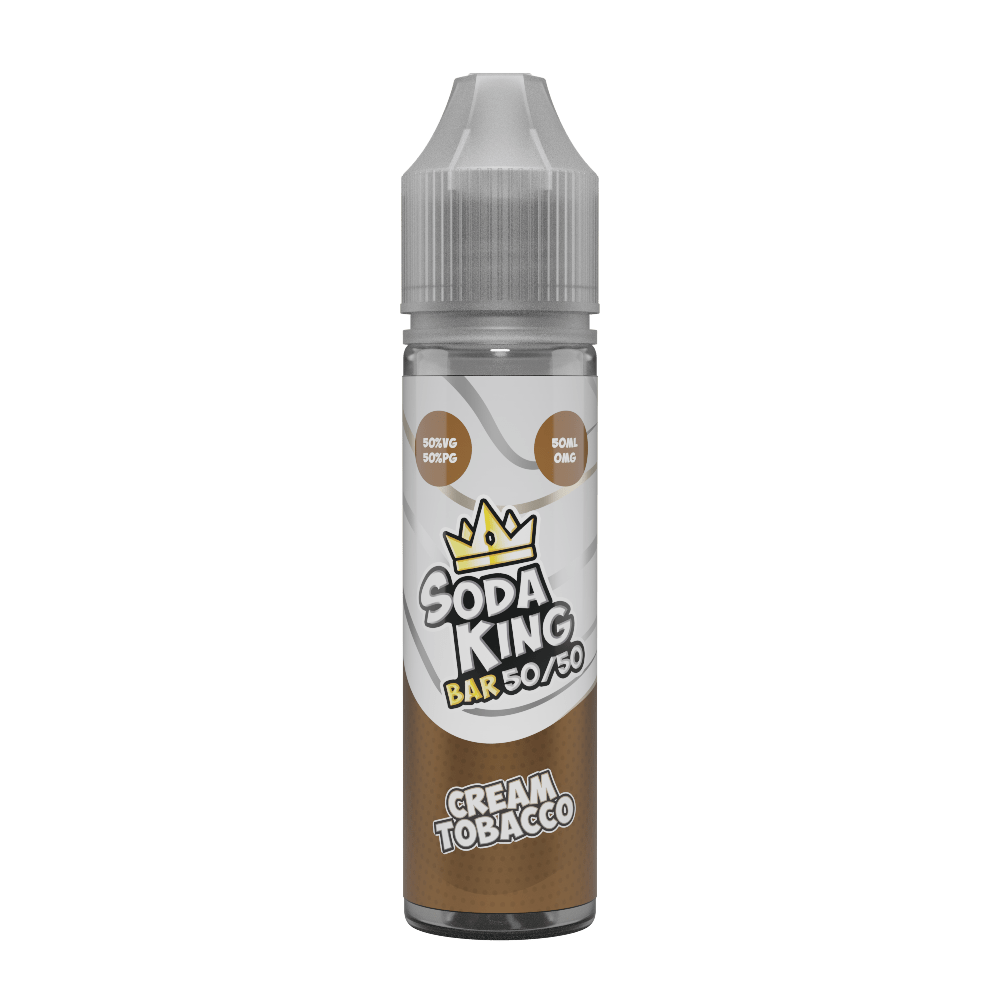 50/50 Shortfill Cream Tobacco Soda King Bar 50/50 50ml