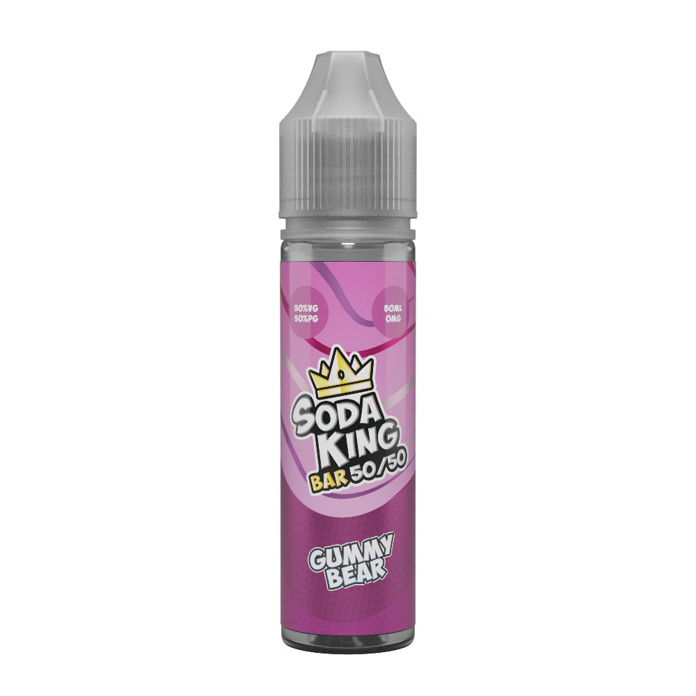50/50 Shortfill Gummy Bear Soda King Bar 50/50 50ml