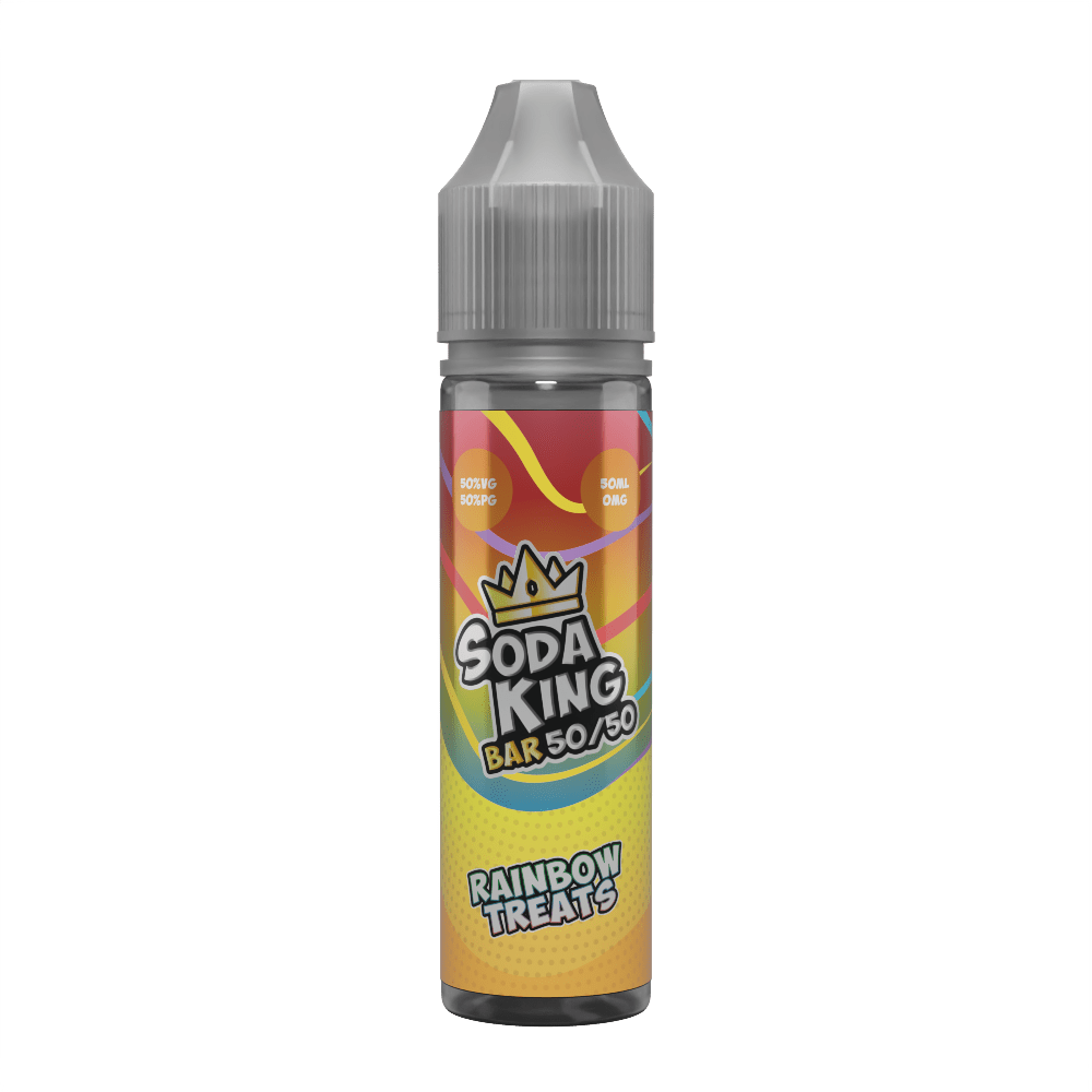 50/50 Shortfill Rainbow Treats Soda King Bar 50/50 50ml