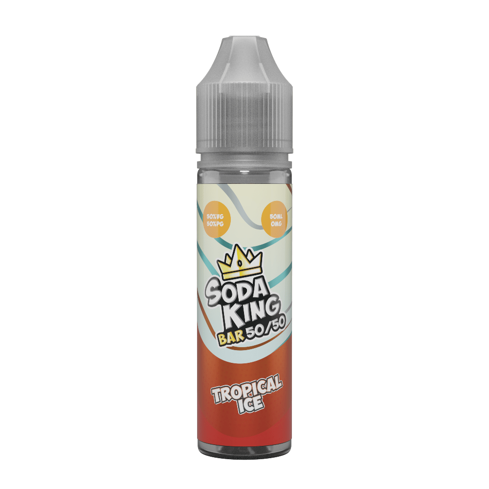 50/50 Shortfill Tropical Ice Soda King Bar 50/50 50ml
