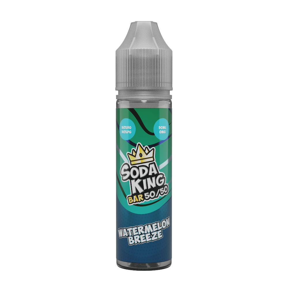 50/50 Shortfill Watermelon Breeze Soda King Bar 50/50 50ml