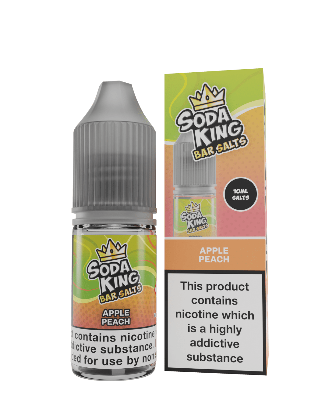 Nic Salts Apple Peach / 5mg Soda King Bar Salts