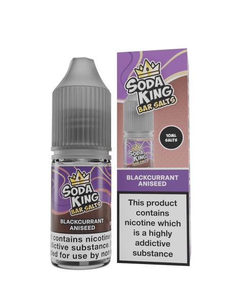 Nic Salts Blackcurrant Aniseed / 5mg Soda King Bar Salts