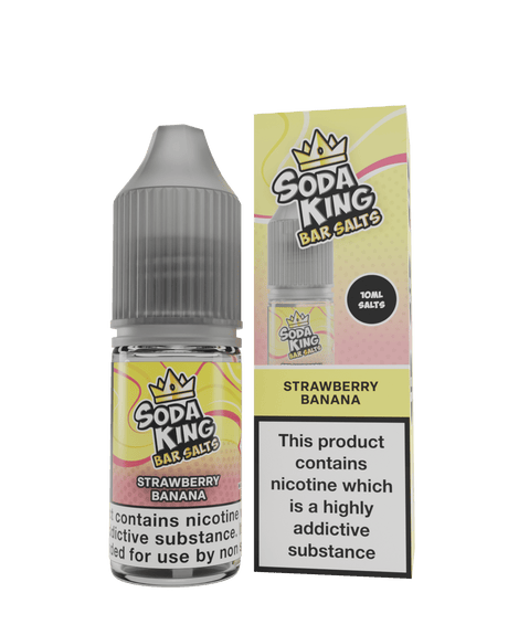 Nic Salts Strawberry Banana / 5mg Soda King Bar Salts
