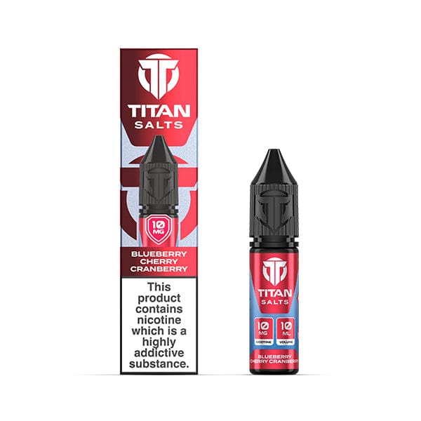 10ml Eliquids Blueberry Cherry Cranberry / 10MG Titan Salts