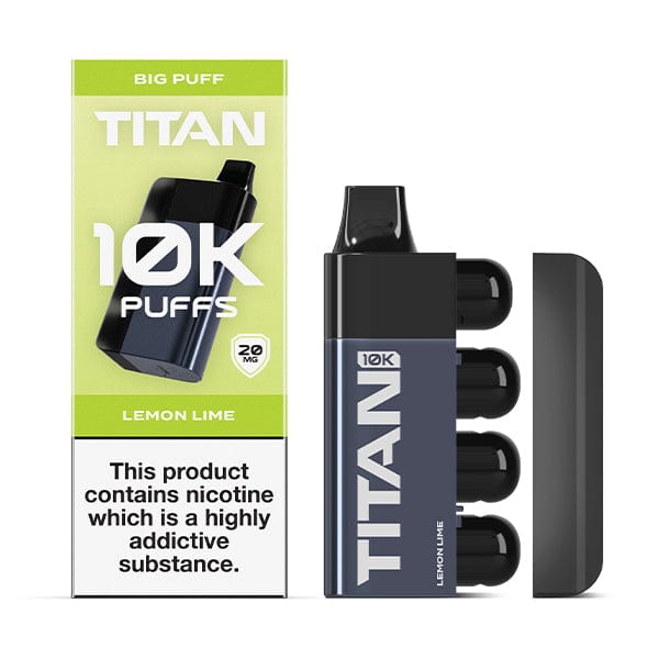 Disposable Vape Sticks Lemon Lime Titan 10K Rechargeable Disposable Vape