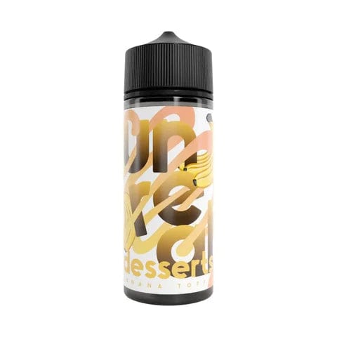 Shortfill Eliquids Banana Toffee Unreal Deserts 100ml Shortfill