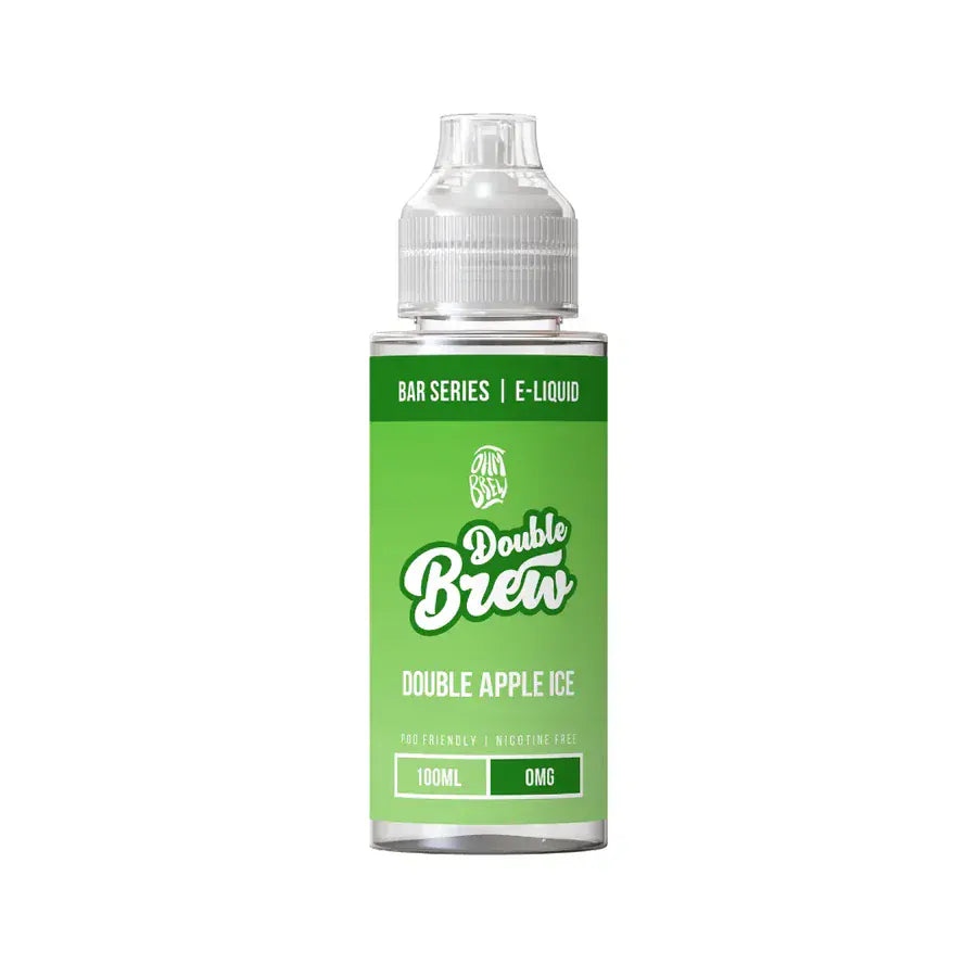 DOUBLE APPLE ICE Ohm Brew Double Brew Bar Series 100ml Shortfill