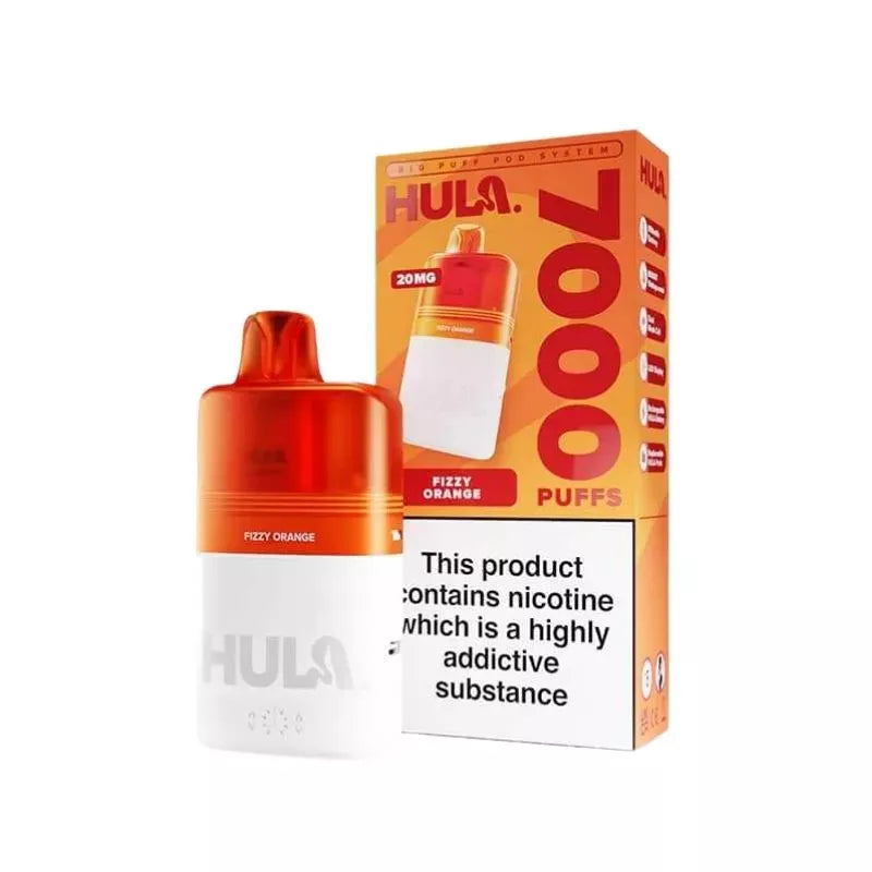 FIZZY ORANGE HULA 7000 Prefilled Pod Kit