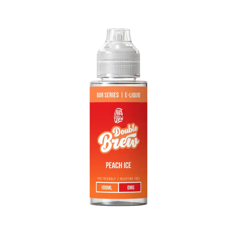 PEACH ICE Ohm Brew Double Brew Bar Series 100ml Shortfill