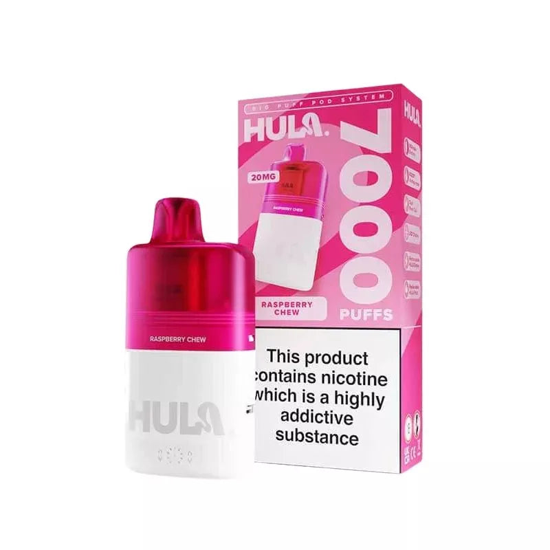 RASPBERRY CHEW HULA 7000 Prefilled Pod Kit