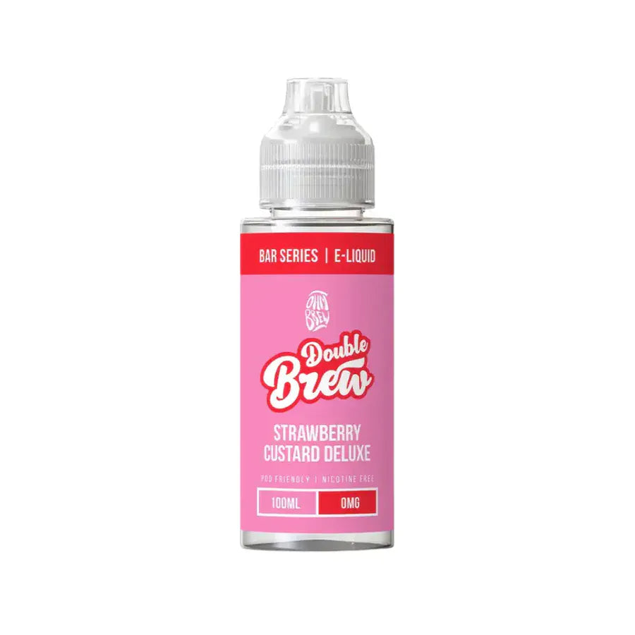 STRAWBERRY CUSTARD DELUXE Ohm Brew Double Brew Bar Series 100ml Shortfill