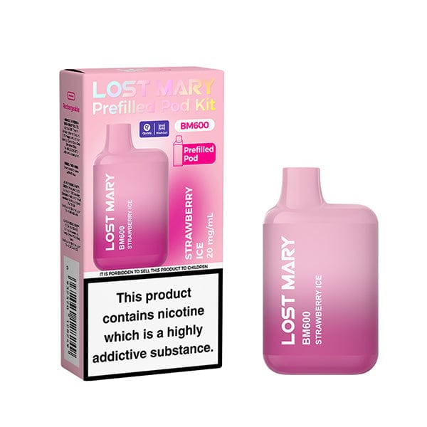 Strawberry Ice Lost Mary BM Pre Filled Pod Kit