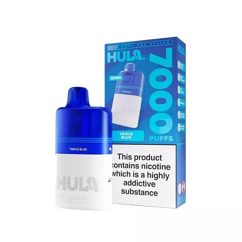 TRIPLE BLUE HULA 7000 Prefilled Pod Kit