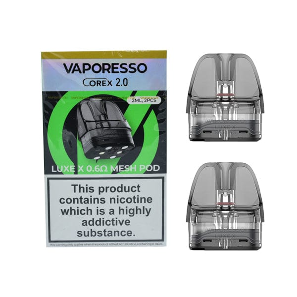 Vaporesso Luxe X COREX 2.0 Pods (2 Pack) | Vapeology Vaporesso Luxe X COREX 2.0 Pods (2 Pack) | Vapeology
