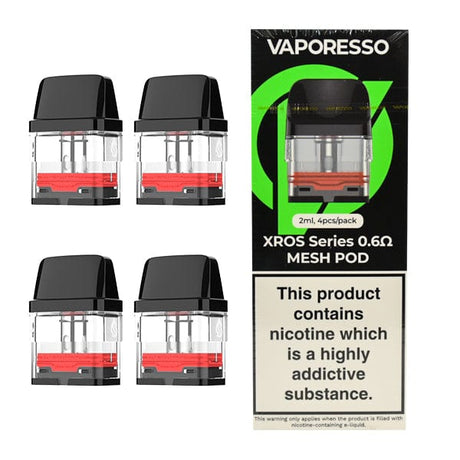 Coils Vaporesso XROS Replacement Pods (Pack Of 4)
