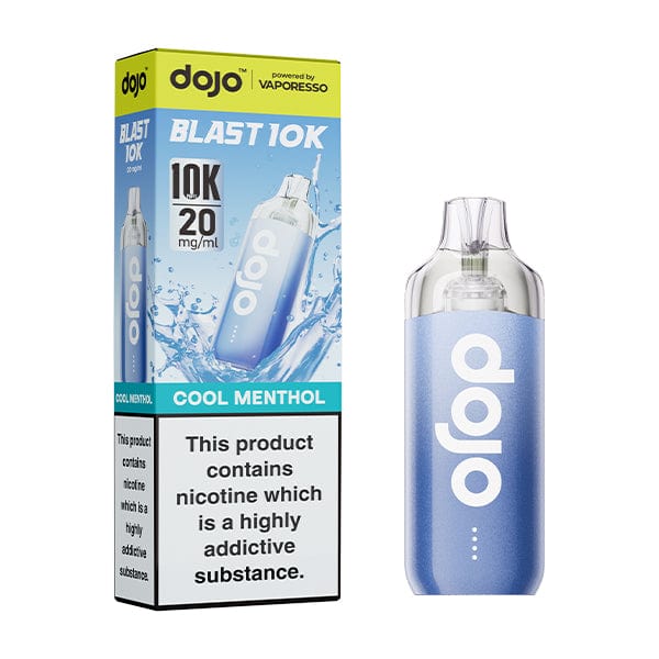 Pre-Filled Vape Devices Cool Menthol Dojo Blast 10K Vape Kit