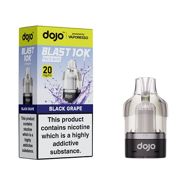 Replacement Pods Black Grape Dojo Blast 10K Replacement Pods