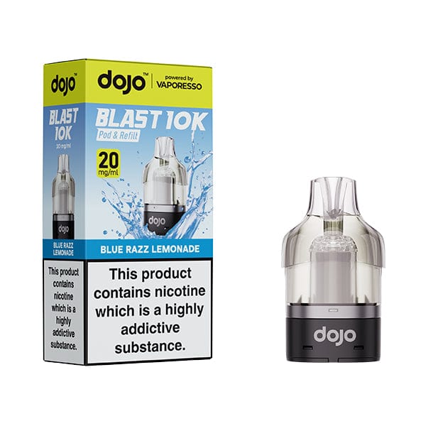 Replacement Pods Blue Razz Lemonade Dojo Blast 10K Replacement Pods