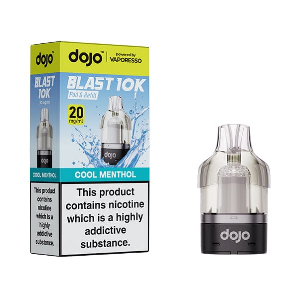 Replacement Pods Cool Menthol Dojo Blast 10K Replacement Pods