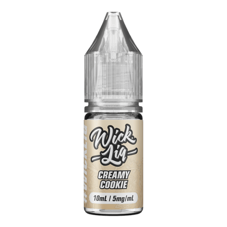 10ml Eliquids Creamy Cookie / 5MG WICK LIQ Bar Juice Salts