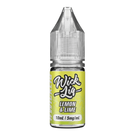 10ml Eliquids Lemon & Lime / 5MG WICK LIQ Bar Juice Salts