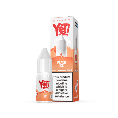 Peach Ice Yeti Summit Series Nic Salts 10ml E-liquid