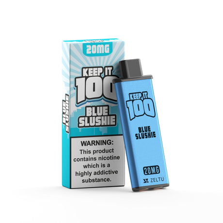 Pre-Filled Vape Devices Keep It 100 - Blue Slushie / 10mg Zeltu X3 Pre-Filled Pods