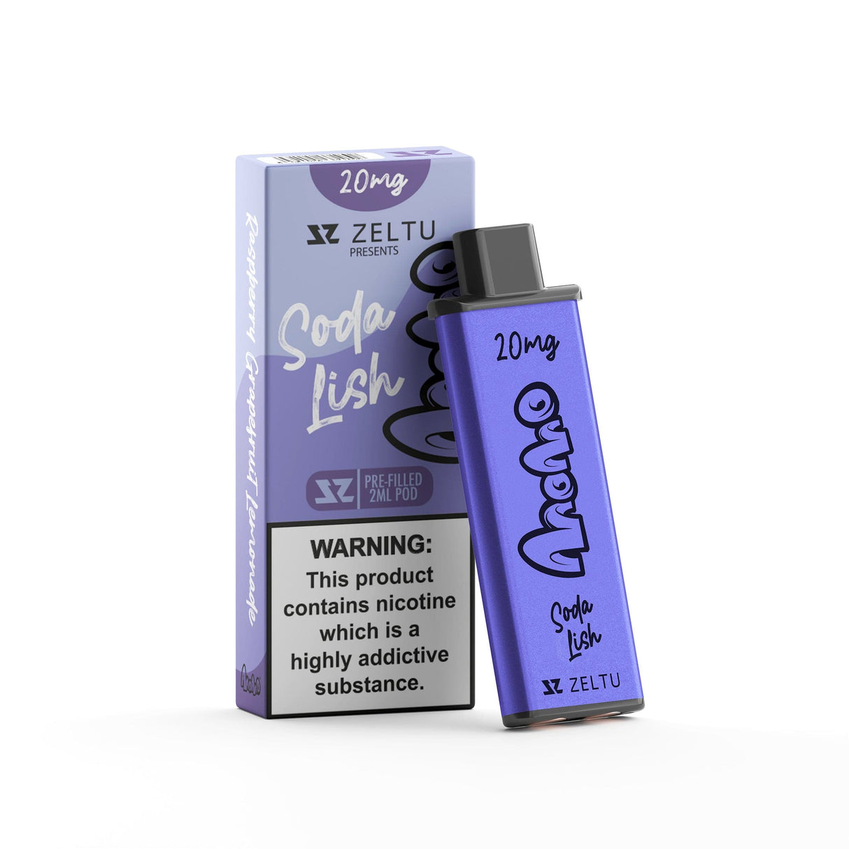 Pre-Filled Vape Devices MoMo - Soda Lish / 10mg Zeltu X3 Pre-Filled Pods