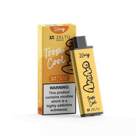 Pre-Filled Vape Devices MoMo - Tropi Cool / 10mg Zeltu X3 Pre-Filled Pods