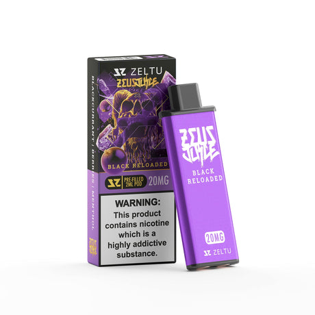 Pre-Filled Vape Devices Zeus Juice - Black Reloaded / 10mg Zeltu X3 Pre-Filled Pods