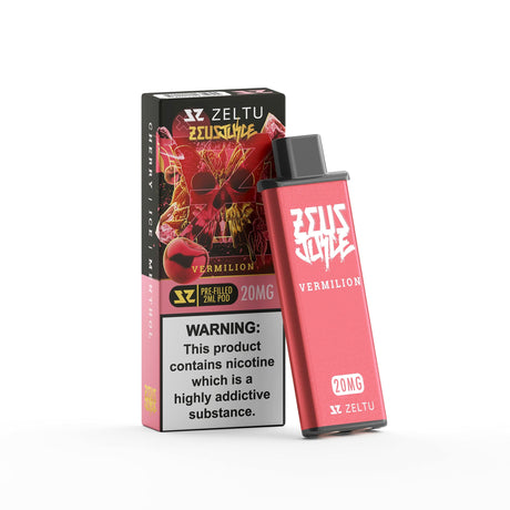 Pre-Filled Vape Devices Zeus Juice - Vermilion / 10mg Zeltu X3 Pre-Filled Pods