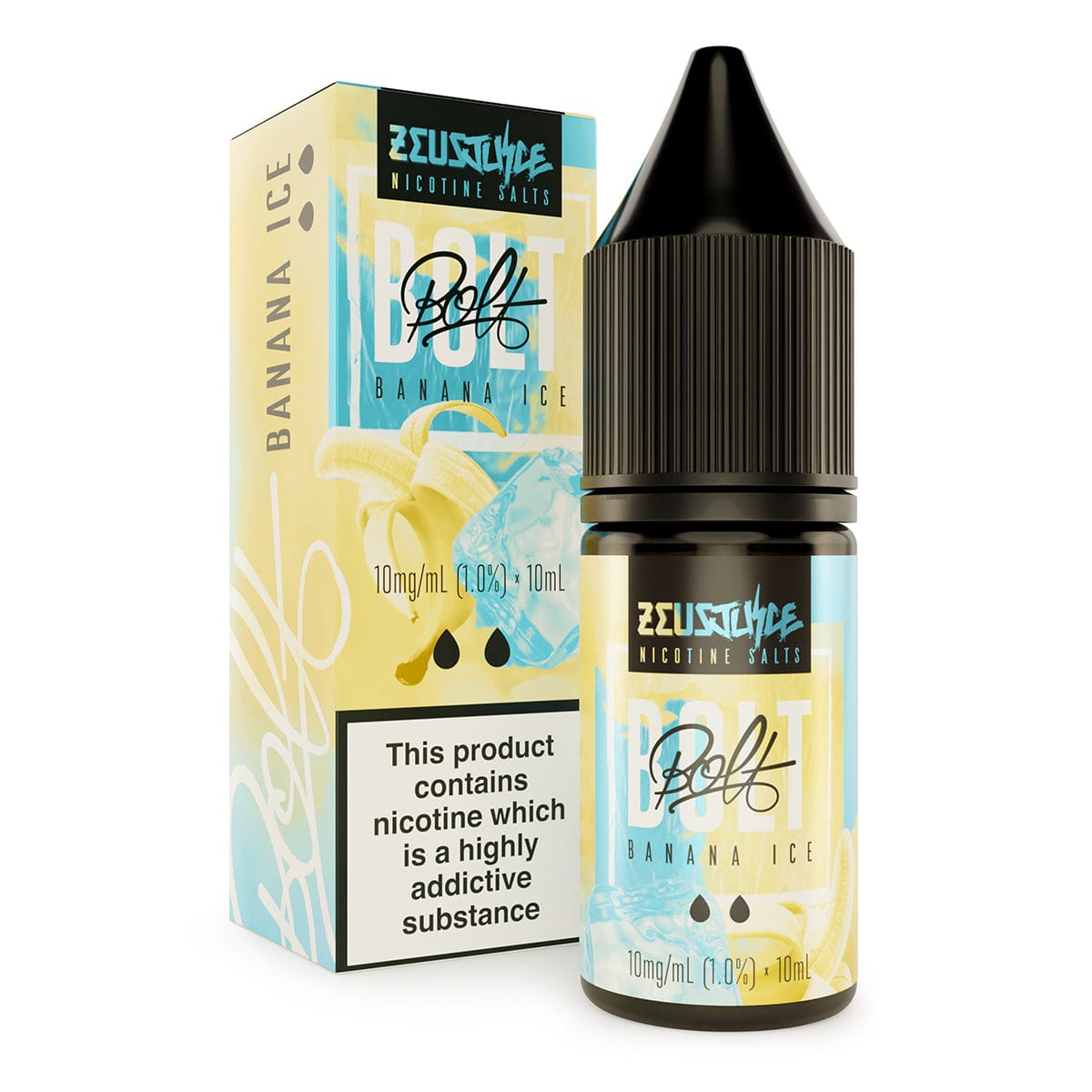 Nic Salts Banana Ice / 10mg Zeus Bolt Nic Salt E-Liquids