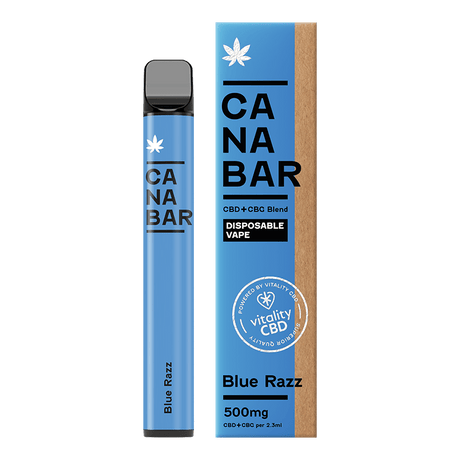 Disposable Vape Sticks Blue Razz Canabar CBD Disposable Vape